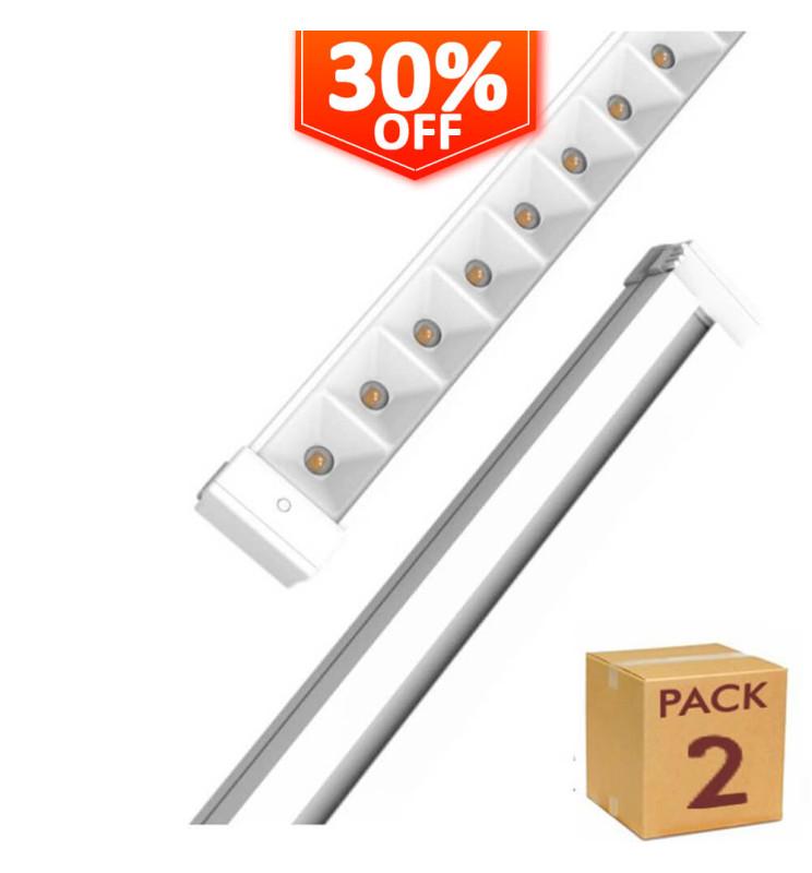 Barra LED 28W Lineal HALLE DYNAMICS UGR19 Temperatura de Color Blanco Neutro - 4000K Opciones Blanco