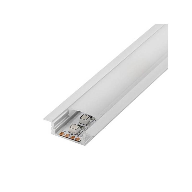 Perfil aluminio para empotrar A2 / 2 metros