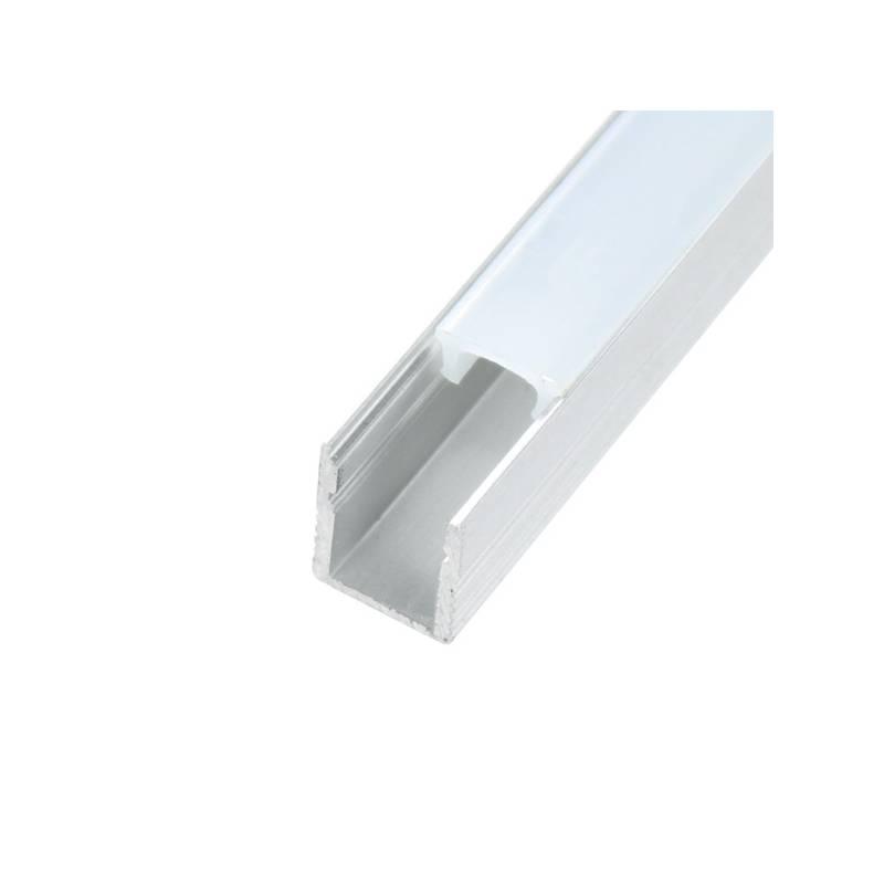 Perfil de aluminio A8 / 2 metros