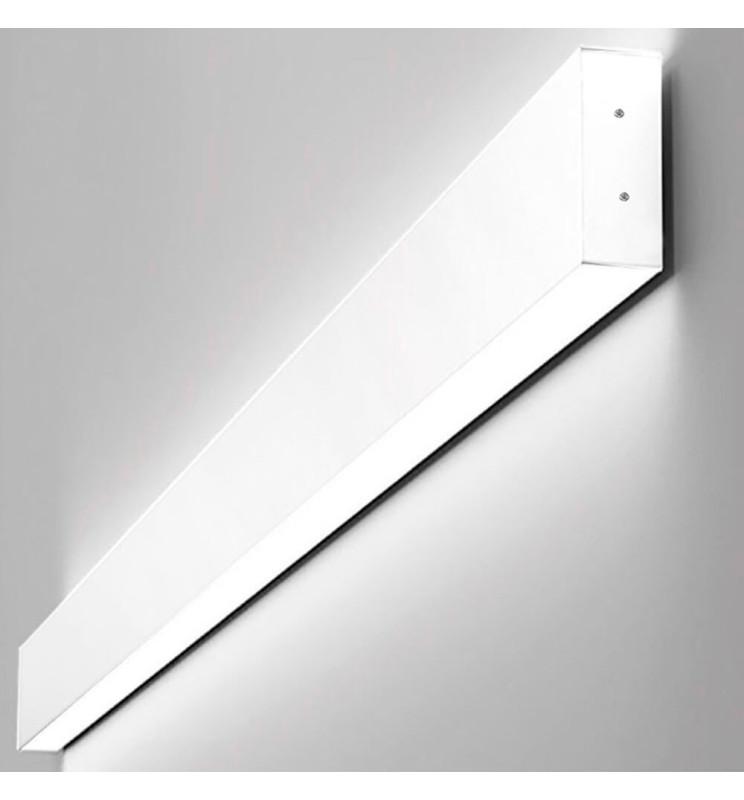 Aplique Lineal Pared - Barra WASHINGTON BLANCO - Decoración Interior Temperatura de Color Blanco Frío - 6500K Medida 0.44m