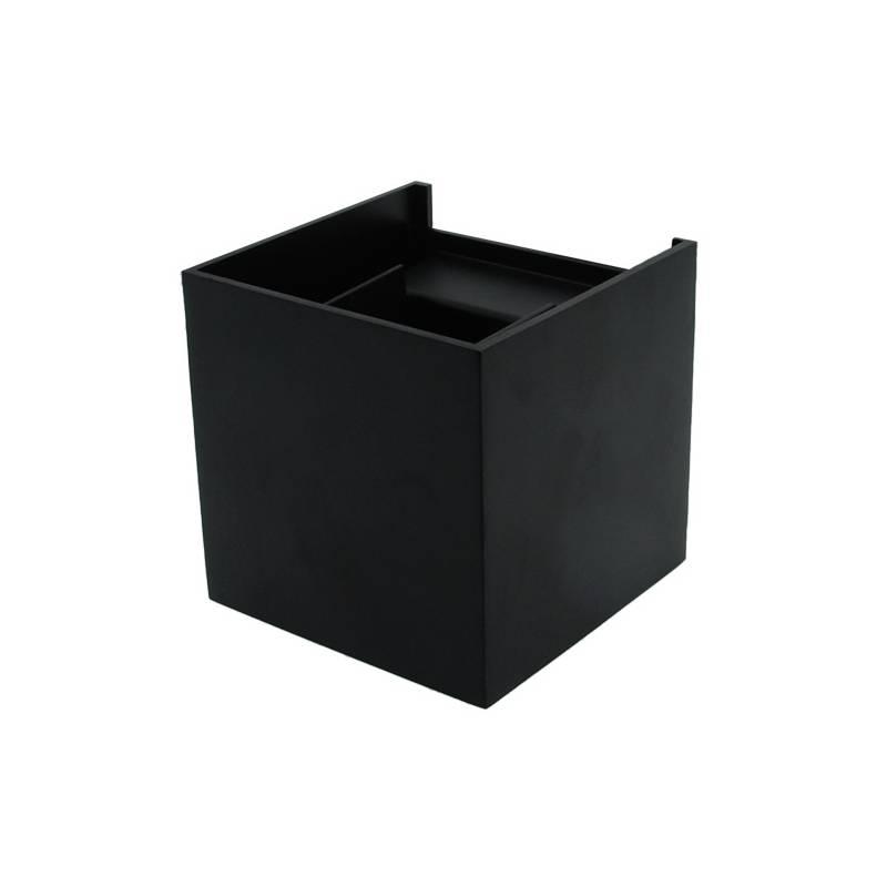 Aplique LED Cubo 6W IP54 Negro